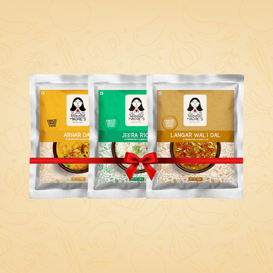 Feast Pack of 3 (Arhar Dal, Langarwali Dal & Jeera Rice)