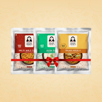 Feast Pack of 3                             (Haldi Waley Choley, Rajma Masala & Jeera Rice)