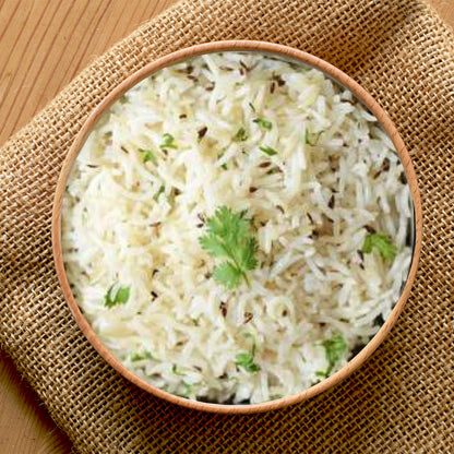 Kala Chana Masala and Jeera Rice