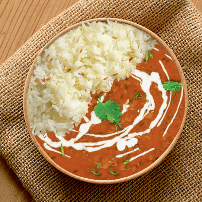 Makhni Gravy and Jeera Rice